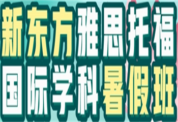 新東方雅思托福國(guó)際學(xué)科暑假班